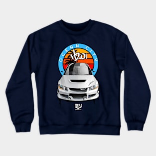 H2oi Lancer Evo 9 Ocean City (osygraphics) Crewneck Sweatshirt